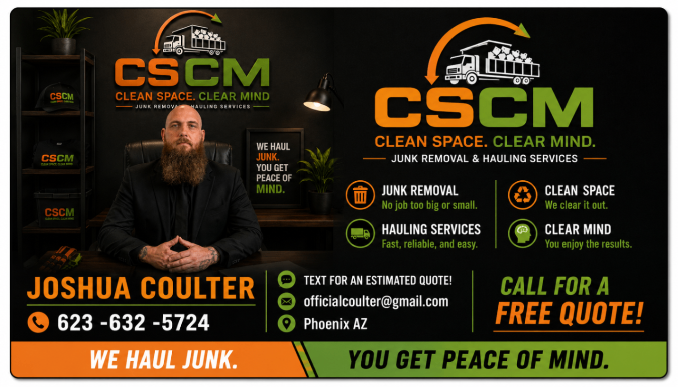 Joshua Coulter, COO of Clean Space Clear Mind